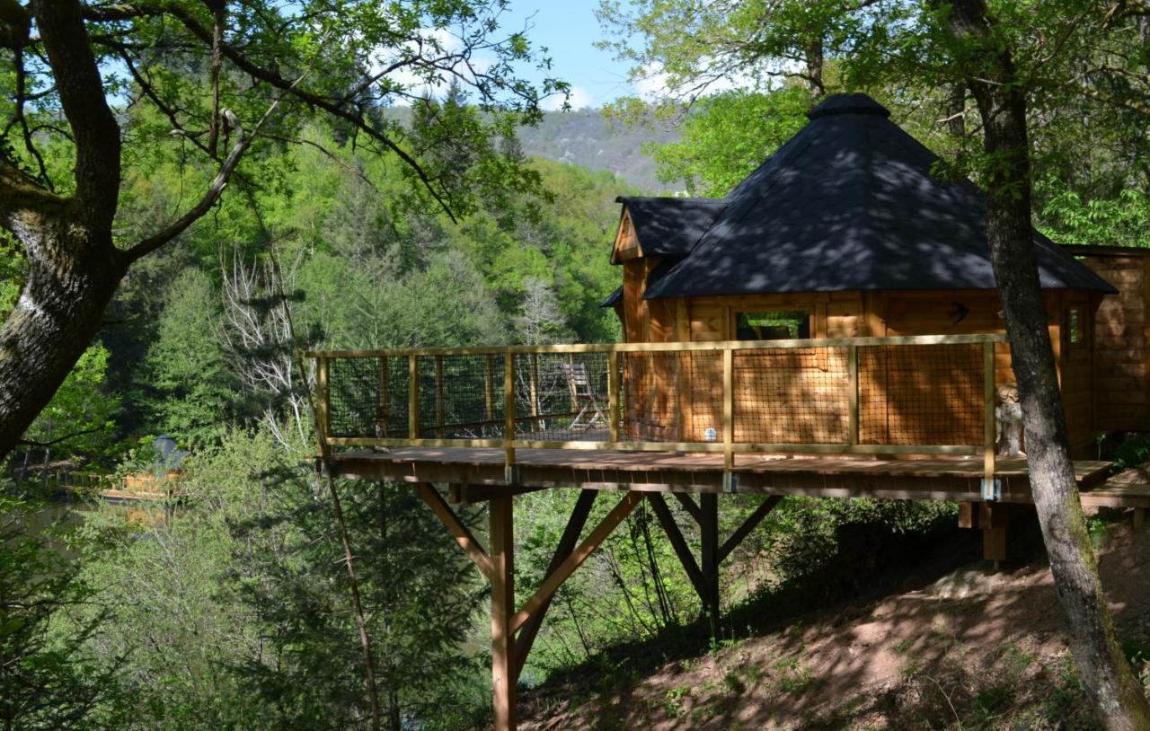Ma Cabane En Aveyron Conques-en-Rouergue Exterior photo