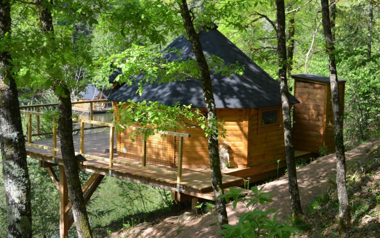 Ma Cabane En Aveyron Conques-en-Rouergue Exterior photo